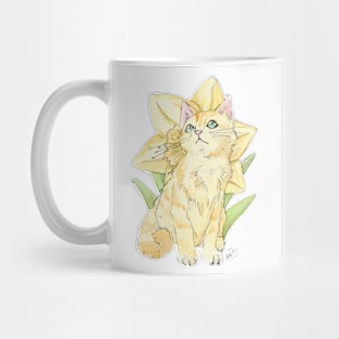 Daffodil Kitten Mug